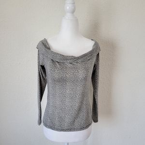 H&M Long Sleeve Off The Shoulder Top - Medium